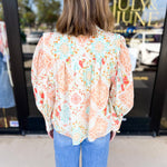 Butterfly Kisses Blouse-200 Fashion Blouses-FATE-July & June Women's Fashion Boutique Located in San Antonio, Texas
