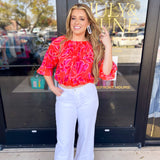 THML - The Phoebe Blouse-200 Fashion Blouses-THML-July & June Women's Fashion Boutique Located in San Antonio, Texas