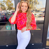 THML - The Phoebe Blouse-200 Fashion Blouses-THML-July & June Women's Fashion Boutique Located in San Antonio, Texas