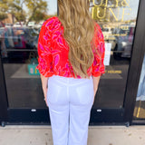 THML - The Phoebe Blouse-200 Fashion Blouses-THML-July & June Women's Fashion Boutique Located in San Antonio, Texas