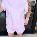 Mary Square - The Emily Travel Set - Pink-300 Athleisure/Lounge-MARY SQUARE-July & June Women's Fashion Boutique Located in San Antonio, Texas