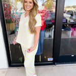 Mary Square - Alli Cropped Pant Pj Set-300 Athleisure/Lounge-MARY SQUARE-July & June Women's Fashion Boutique Located in San Antonio, Texas
