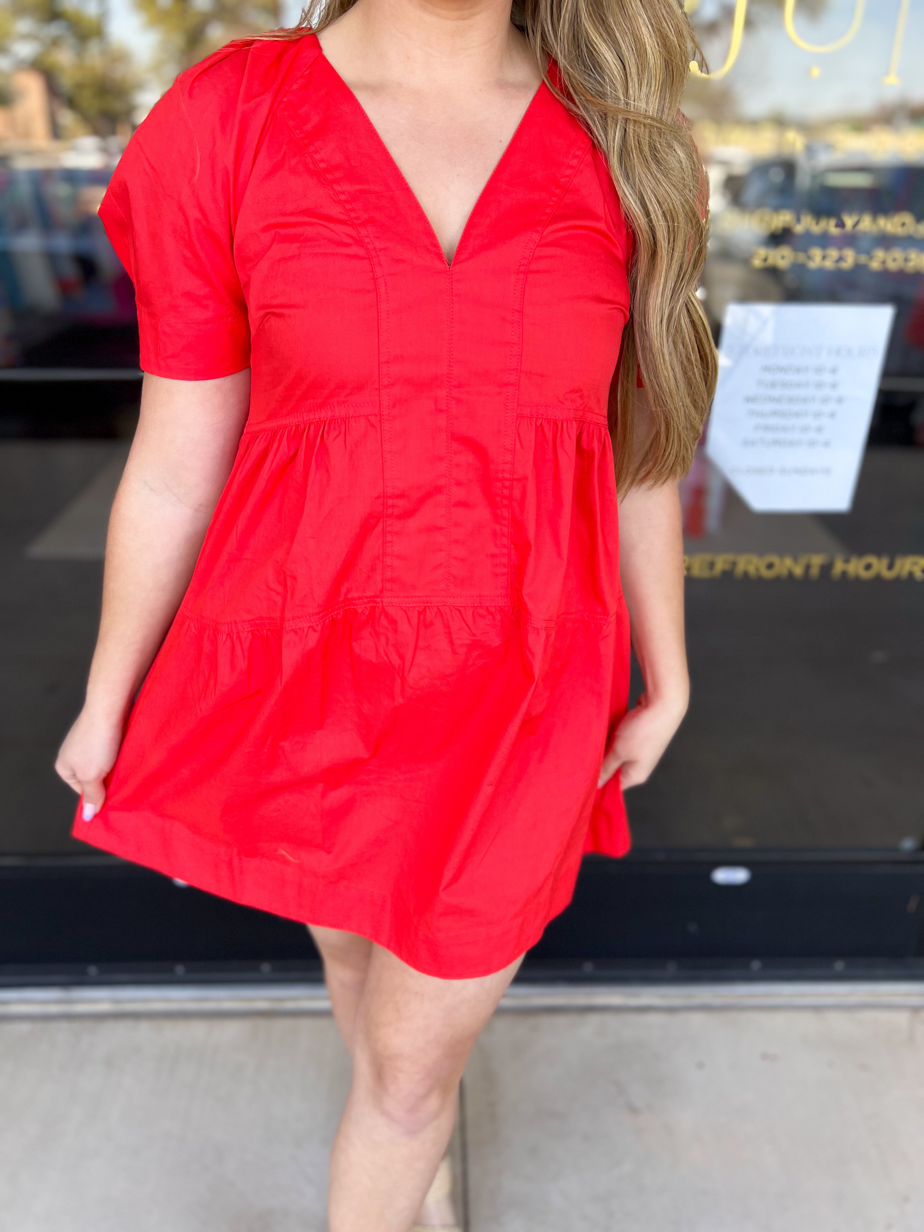 Blood Orange Mini Dress-510 Mini-PINCH-July & June Women's Fashion Boutique Located in San Antonio, Texas
