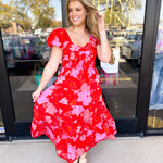 THML - The Rachel Midi Dress-500 Midi-THML-July & June Women's Fashion Boutique Located in San Antonio, Texas