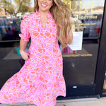 Mary Square - Evie Midi Dress-500 Midi-MARY SQUARE-July & June Women's Fashion Boutique Located in San Antonio, Texas