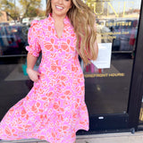 Mary Square - Evie Midi Dress-500 Midi-MARY SQUARE-July & June Women's Fashion Boutique Located in San Antonio, Texas