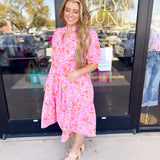 Mary Square - Evie Midi Dress-500 Midi-MARY SQUARE-July & June Women's Fashion Boutique Located in San Antonio, Texas