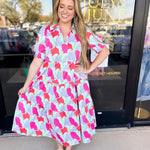 Mary Square - Molly Midi Dress-500 Midi-MARY SQUARE-July & June Women's Fashion Boutique Located in San Antonio, Texas