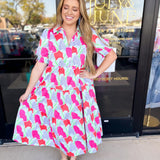 Mary Square - Molly Midi Dress-500 Midi-MARY SQUARE-July & June Women's Fashion Boutique Located in San Antonio, Texas
