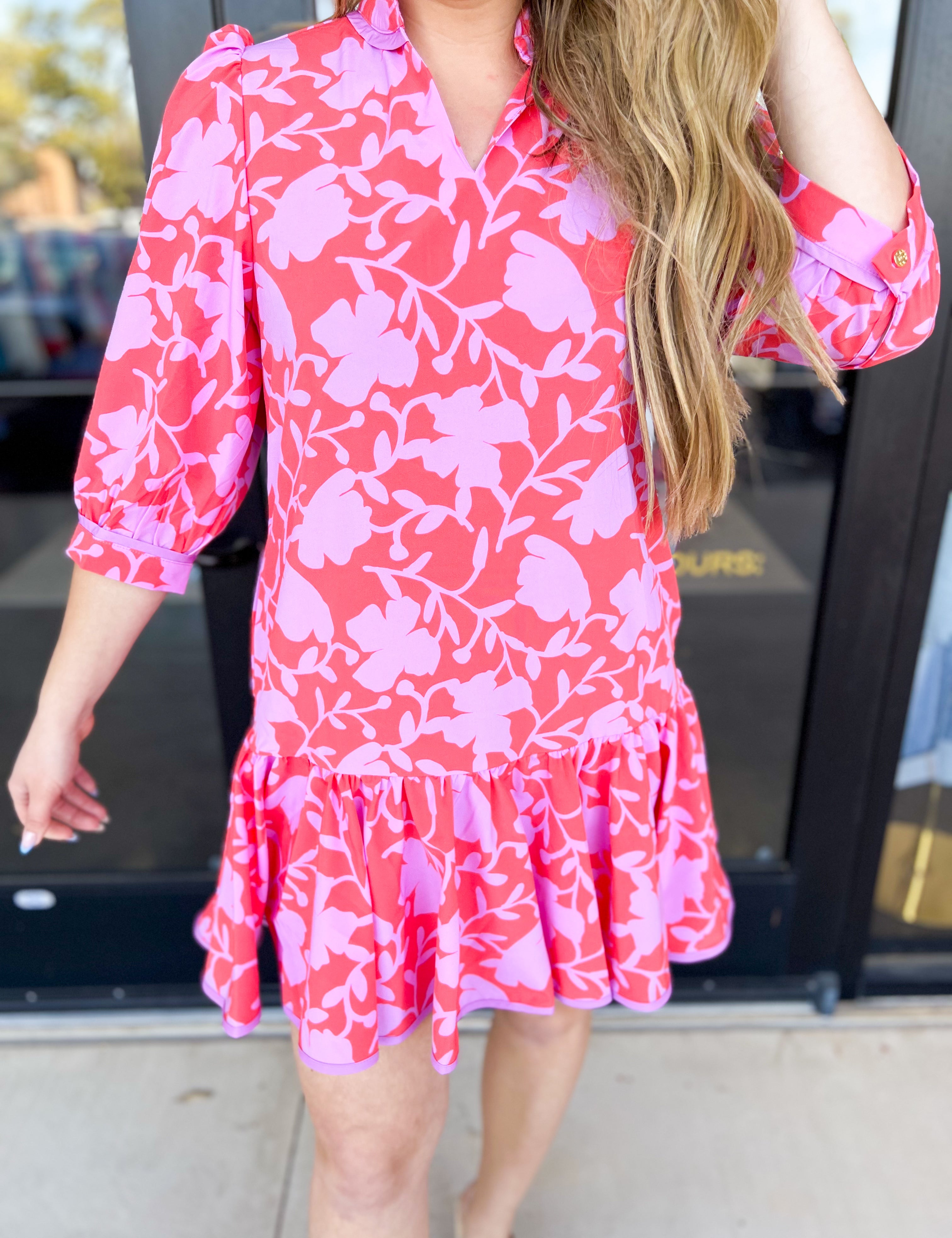 Mary Square - Naomi Garden Mini Dress-510 Mini-MARY SQUARE-July & June Women's Fashion Boutique Located in San Antonio, Texas