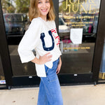 USA T-Shirt-210 Casual Blouses-JODIFL-July & June Women's Fashion Boutique Located in San Antonio, Texas