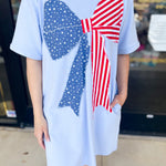 American Girl T-Shirt Dress-510 Mini-JODIFL-July & June Women's Fashion Boutique Located in San Antonio, Texas
