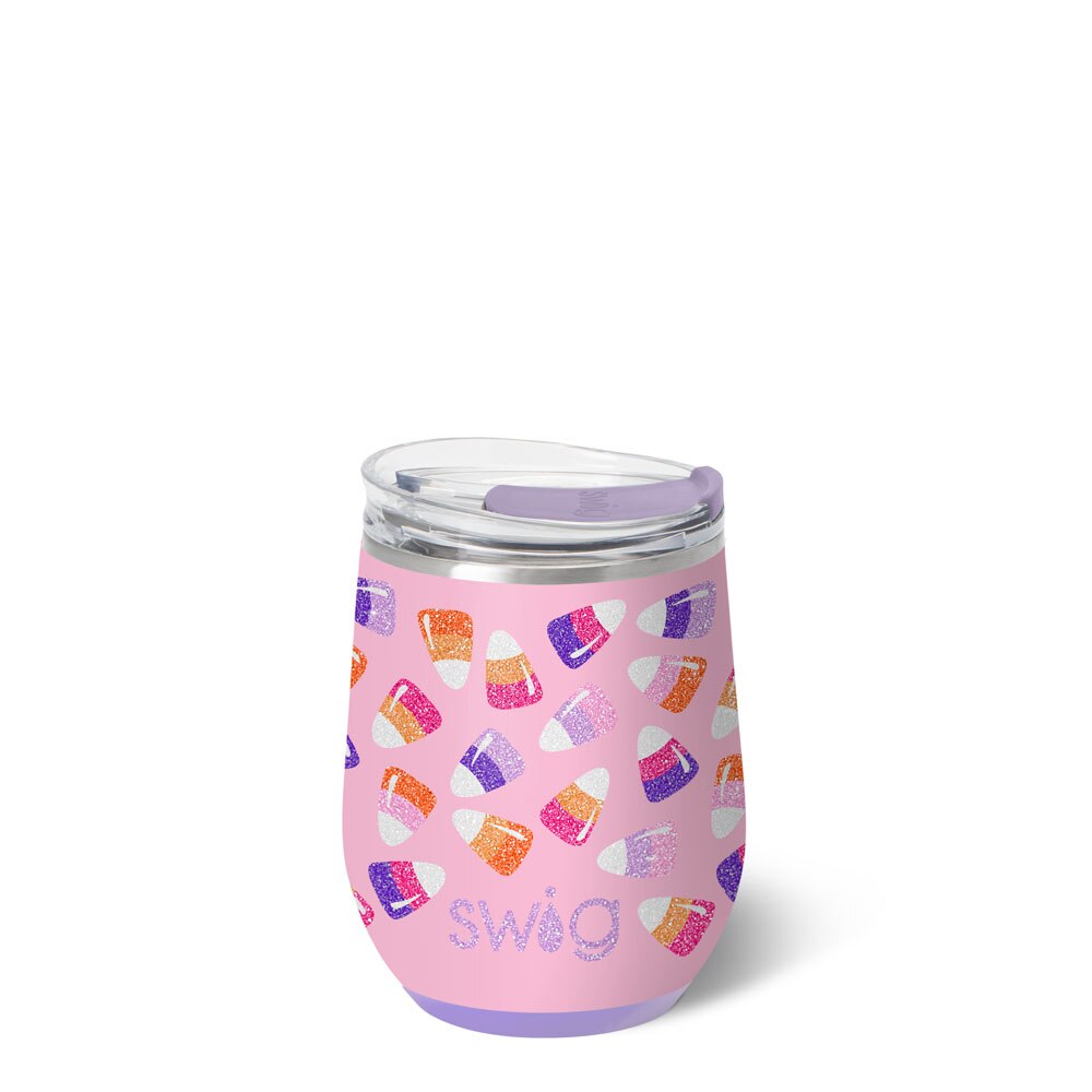 SWIG - Candy Corn Stemless Wine Cup 12oz-140 Gifts + Home-SWIG-July & June Women's Fashion Boutique Located in San Antonio, Texas