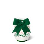 SWIG - Christmas Bows Stemless Wine Cup 12oz-July & June Women's Boutique -July & June Women's Fashion Boutique Located in San Antonio, Texas