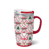 SWIG - Christmas Cameos Travel Mug 18oz
