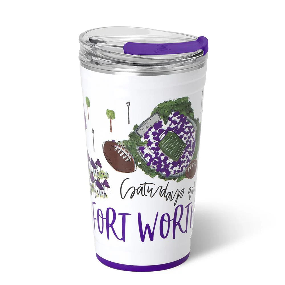 SWIG - Saturdays in Fort Worth Party Cup-140 Gifts + Home-SWIG-July & June Women's Fashion Boutique Located in San Antonio, Texas