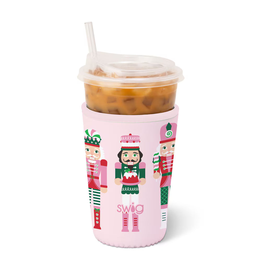 SWIG - Sugar Plum Soliders Iced Coolie Medium-140 Gifts + Home-SWIG-July & June Women's Fashion Boutique Located in San Antonio, Texas