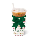 SWIG - Christmas Bows ICed Cup Coolie (Medium)-140 Gifts + Home-SWIG-July & June Women's Fashion Boutique Located in San Antonio, Texas