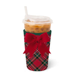 SWIG - Christmas Plaid Iced Cup Coolie Medium-140 Gifts + Home-SWIG-July & June Women's Fashion Boutique Located in San Antonio, Texas
