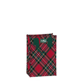 SWIG - Christmas Plaid Reusable Gift Bag - Tall
