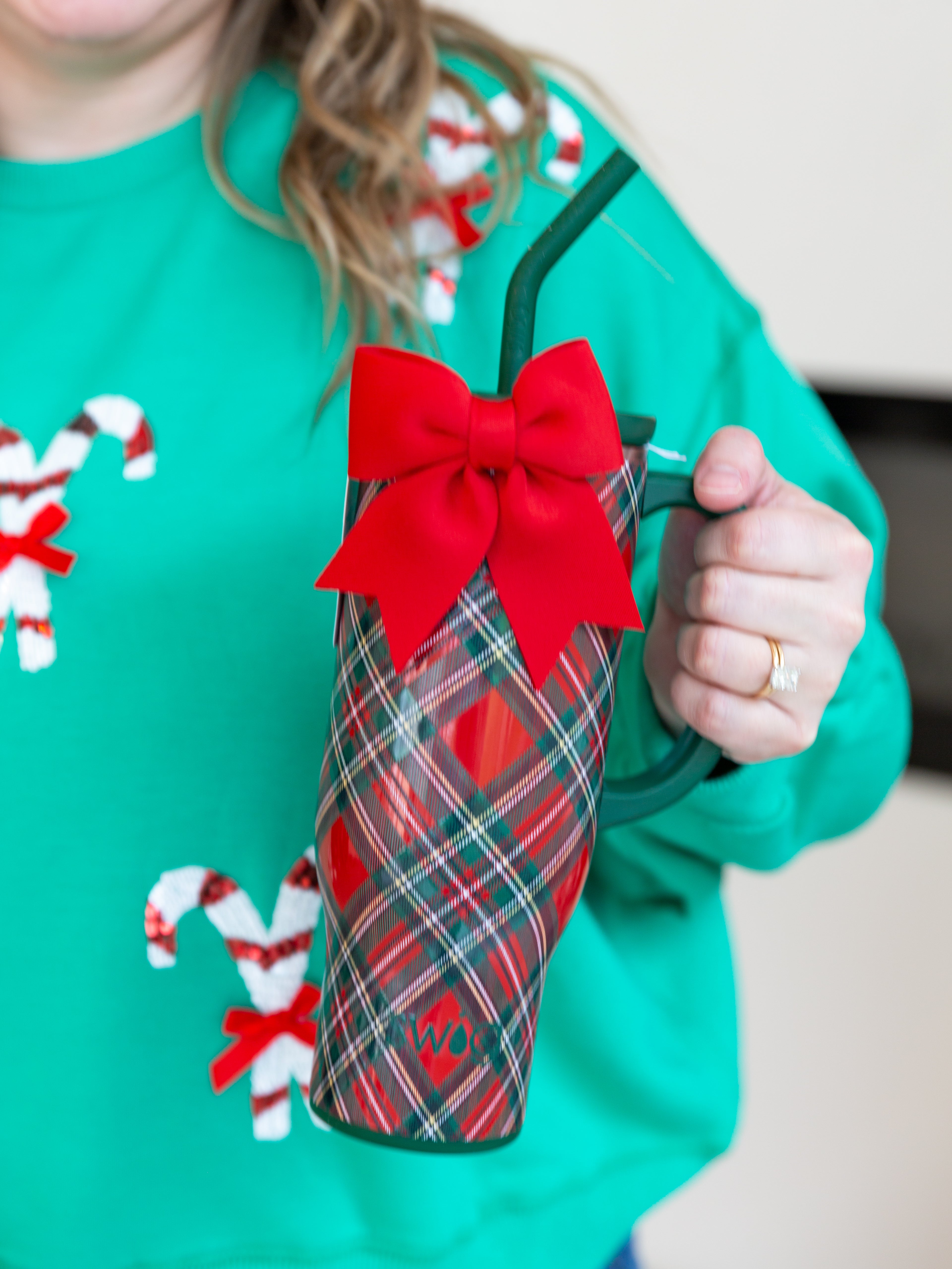 SWIG - Christmas Plaid Mega Mug 30oz-140 Gifts + Home-SWIG-July & June Women's Fashion Boutique Located in San Antonio, Texas