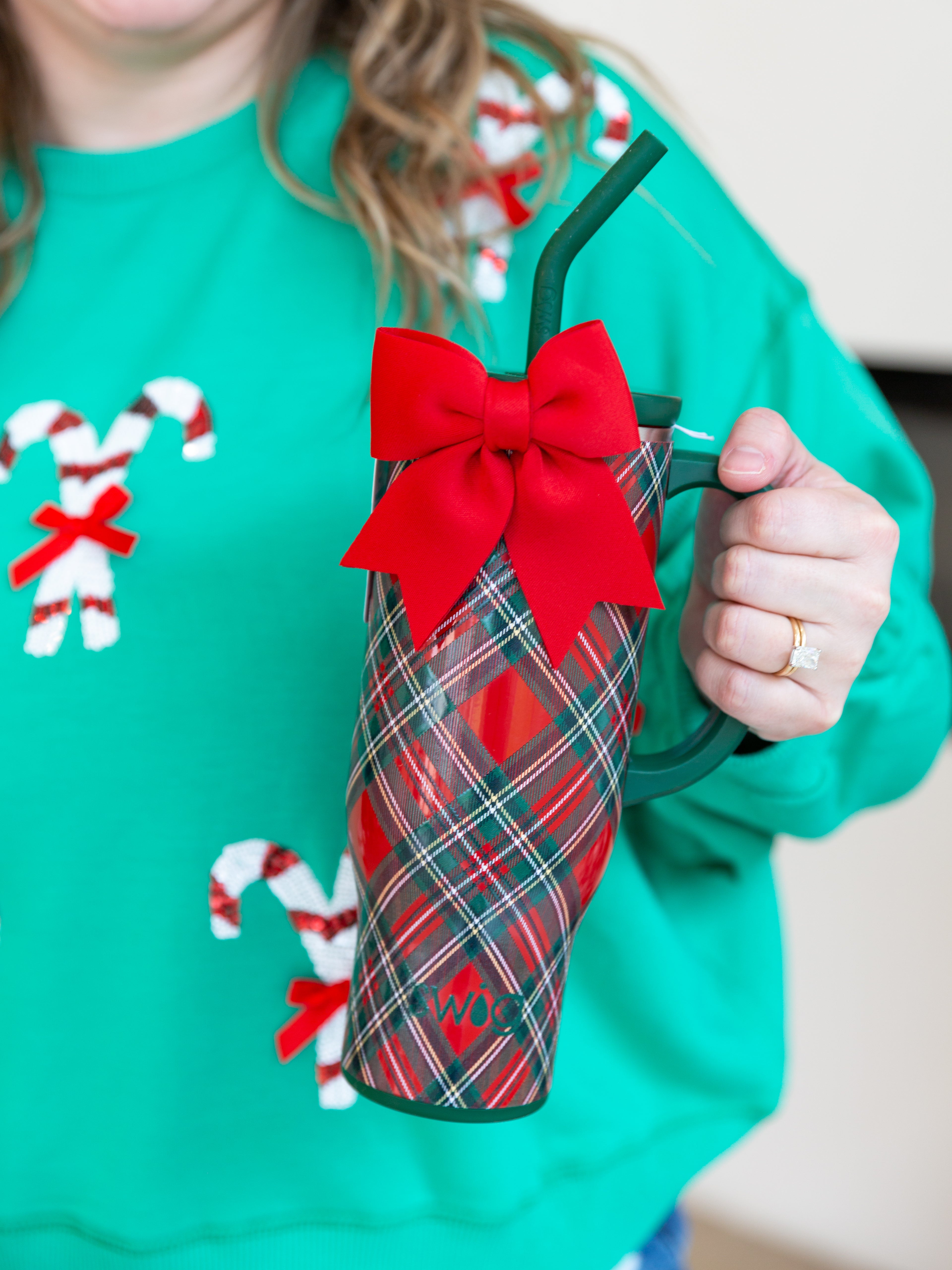 SWIG - Christmas Plaid Mega Mug 30oz-140 Gifts + Home-SWIG-July & June Women's Fashion Boutique Located in San Antonio, Texas