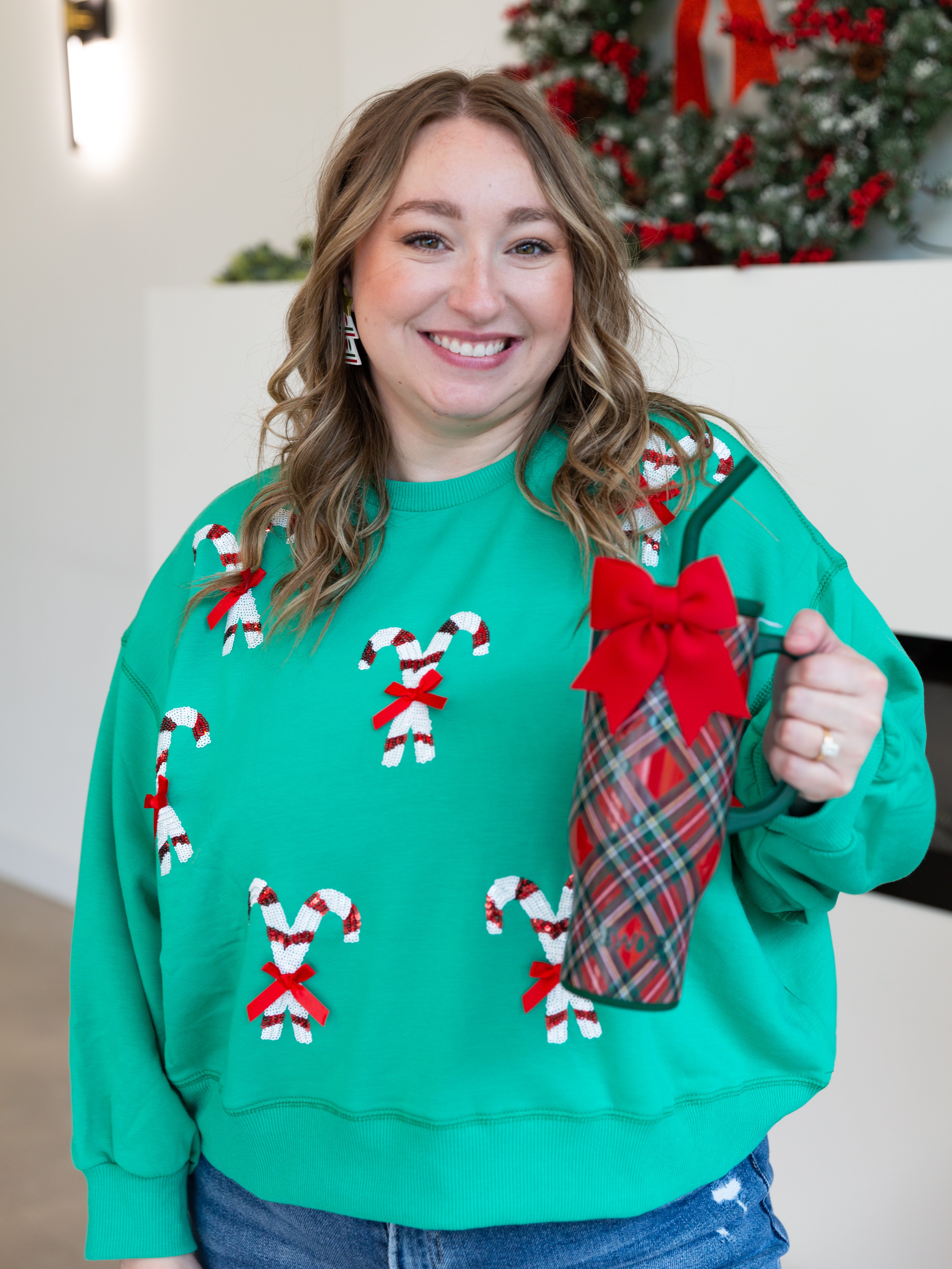 SWIG - Christmas Plaid Mega Mug 30oz-140 Gifts + Home-SWIG-July & June Women's Fashion Boutique Located in San Antonio, Texas