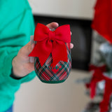 SWIG - Christmas Plaid Stemless Wine Glass-140 Gifts + Home-SWIG-July & June Women's Fashion Boutique Located in San Antonio, Texas
