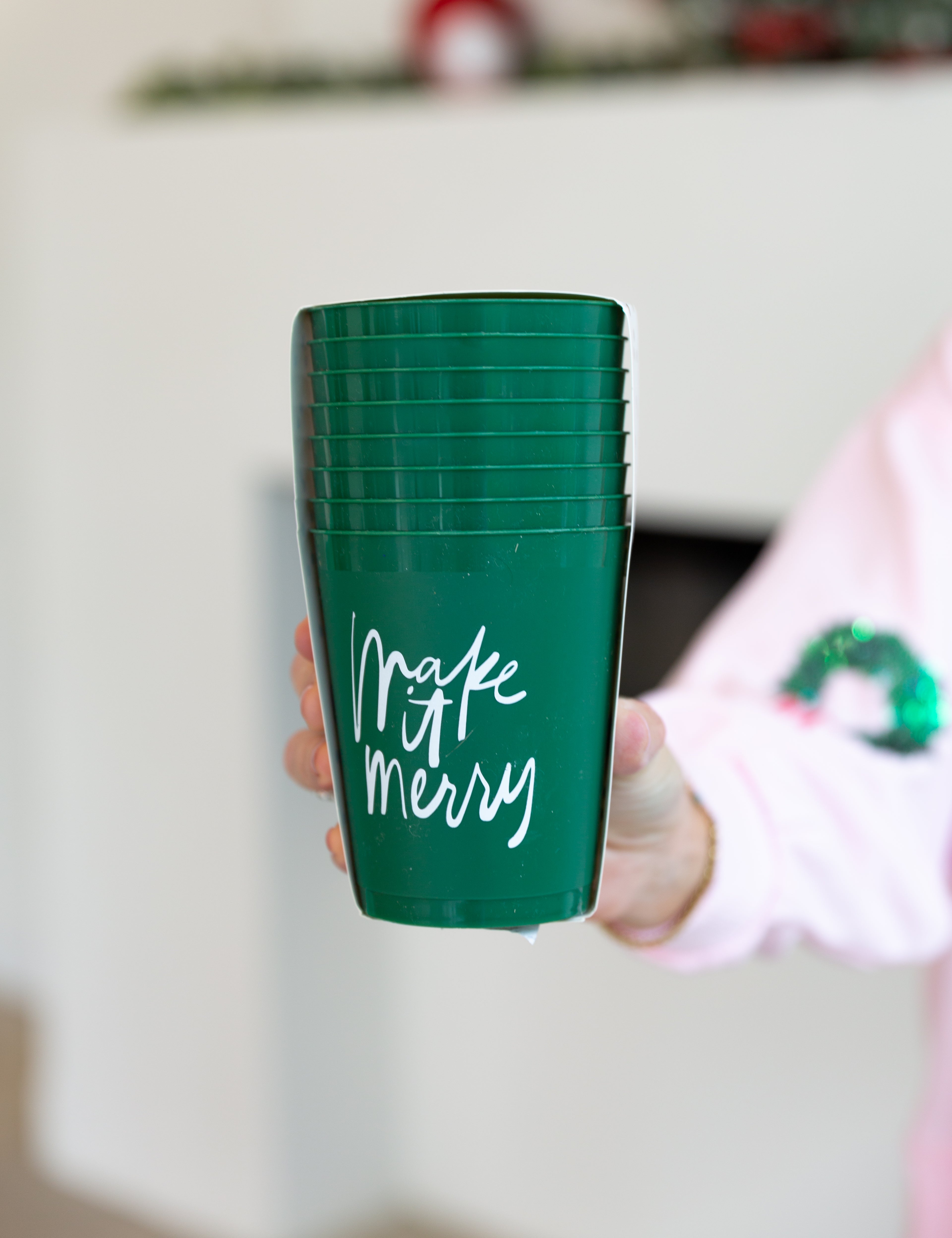 SLANT - 16oz Party Cups Make It Merry Party Cups-140 Gifts + Home-SLANT-July & June Women's Fashion Boutique Located in San Antonio, Texas