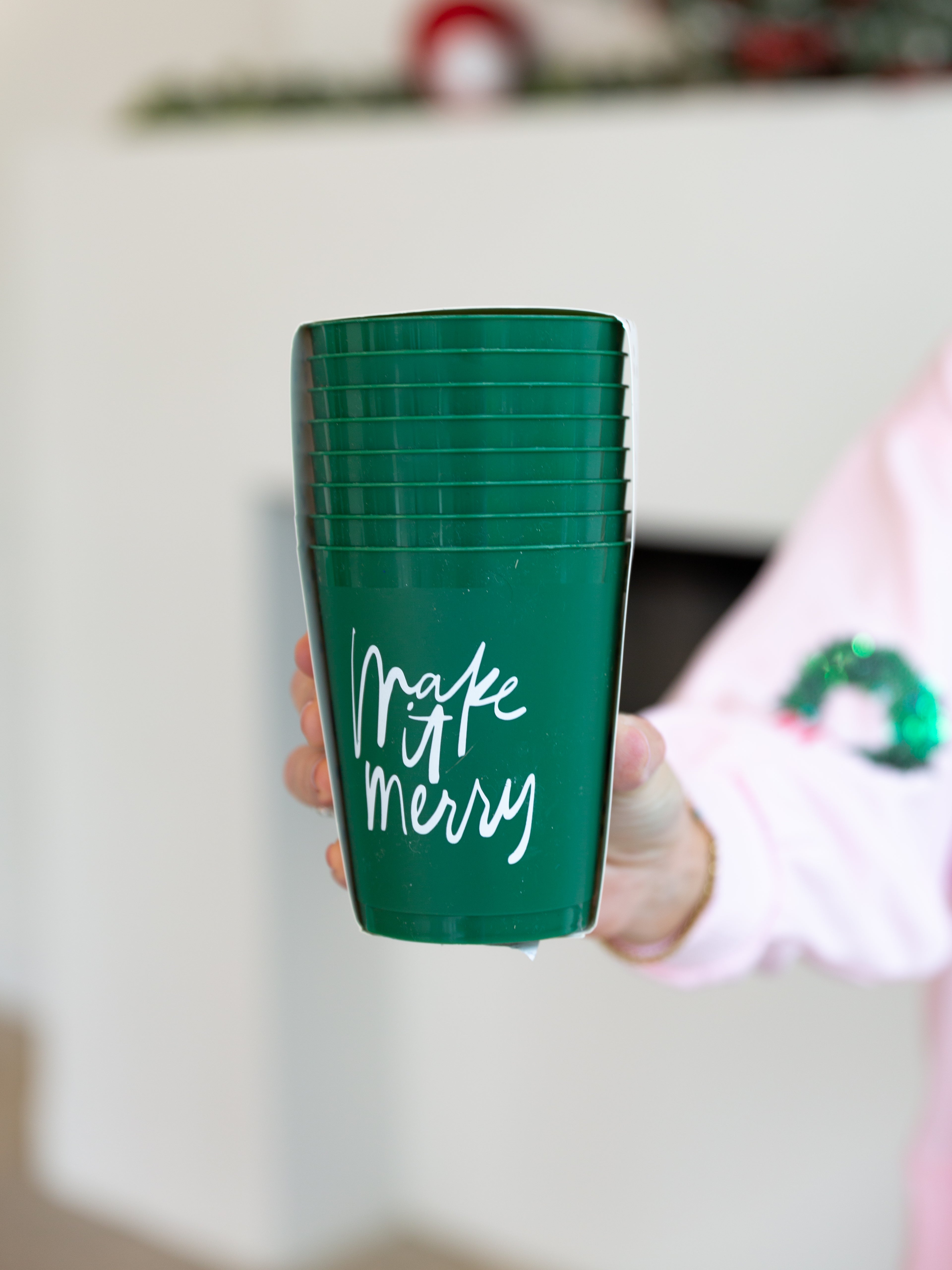 SLANT - 16oz Party Cups Make It Merry Party Cups-140 Gifts + Home-SLANT-July & June Women's Fashion Boutique Located in San Antonio, Texas