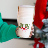 SLANT - Frost Cups - Joy Bow - 8 ct-140 Gifts + Home-SLANT-July & June Women's Fashion Boutique Located in San Antonio, Texas