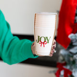 SLANT - Frost Cups - Joy Bow - 8 ct-140 Gifts + Home-SLANT-July & June Women's Fashion Boutique Located in San Antonio, Texas