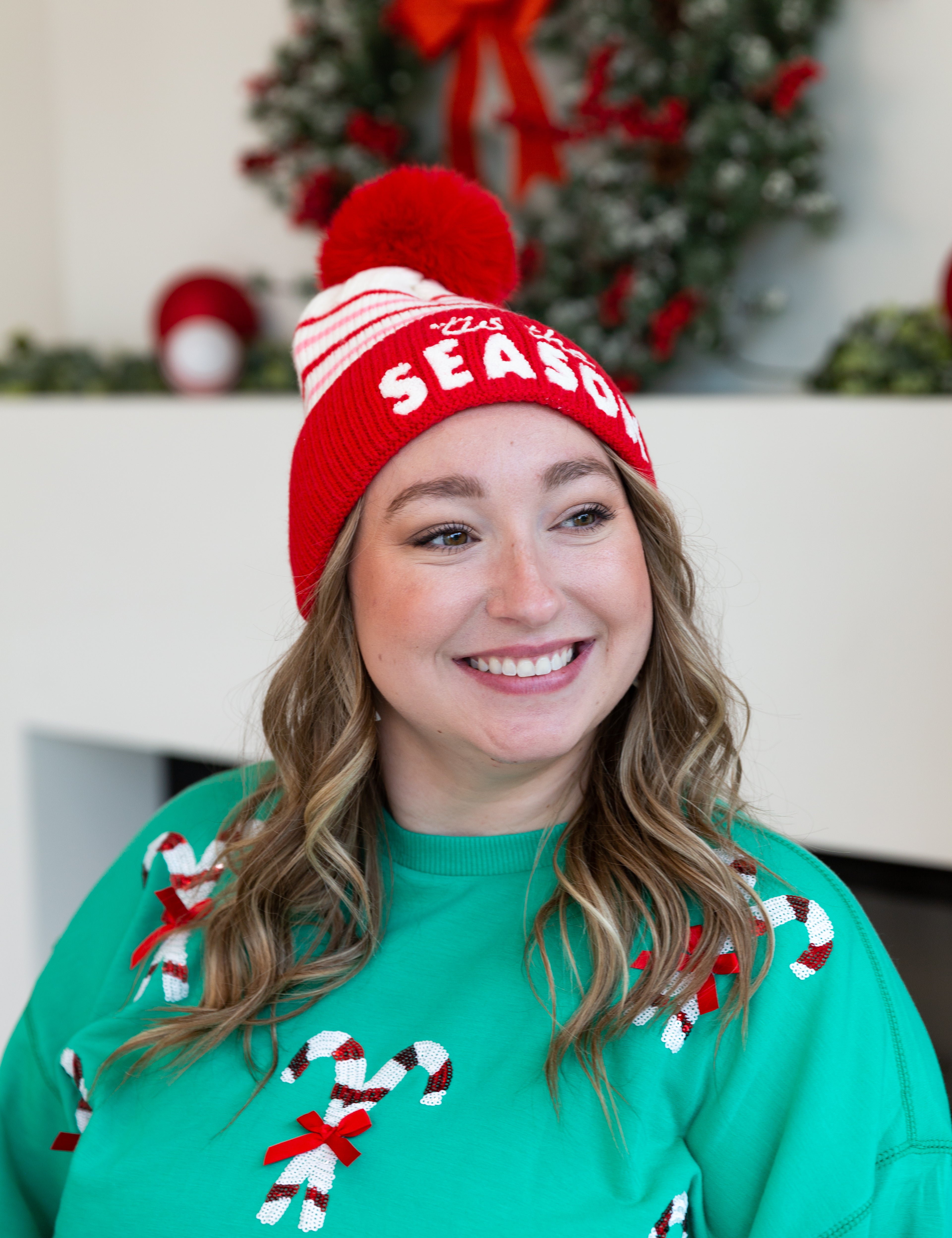 'Tis The Season Beanie-130 Accessories-SHIRALEAH-July & June Women's Fashion Boutique Located in San Antonio, Texas