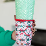 SWIG - Christmas Cameos Iced Cup Coolie (Medium)-140 Gifts + Home-SWIG-July & June Women's Fashion Boutique Located in San Antonio, Texas