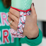 SWIG - Christmas Cameos Iced Cup Coolie (Medium)-140 Gifts + Home-SWIG-July & June Women's Fashion Boutique Located in San Antonio, Texas