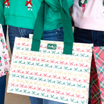 SWIG - Christmas Bows Reusable Gift Bag - Large-140 Gifts + Home-SWIG-July & June Women's Fashion Boutique Located in San Antonio, Texas