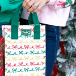 SWIG - Christmas Bows Reusable Gift Bag - Tall-140 Gifts + Home-SWIG-July & June Women's Fashion Boutique Located in San Antonio, Texas