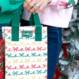 SWIG - Christmas Bows Reusable Gift Bag - Tall-140 Gifts + Home-SWIG-July & June Women's Fashion Boutique Located in San Antonio, Texas