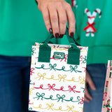 SWIG - Christmas Bow Reusable Gift Bag - Mini-140 Gifts + Home-SWIG-July & June Women's Fashion Boutique Located in San Antonio, Texas