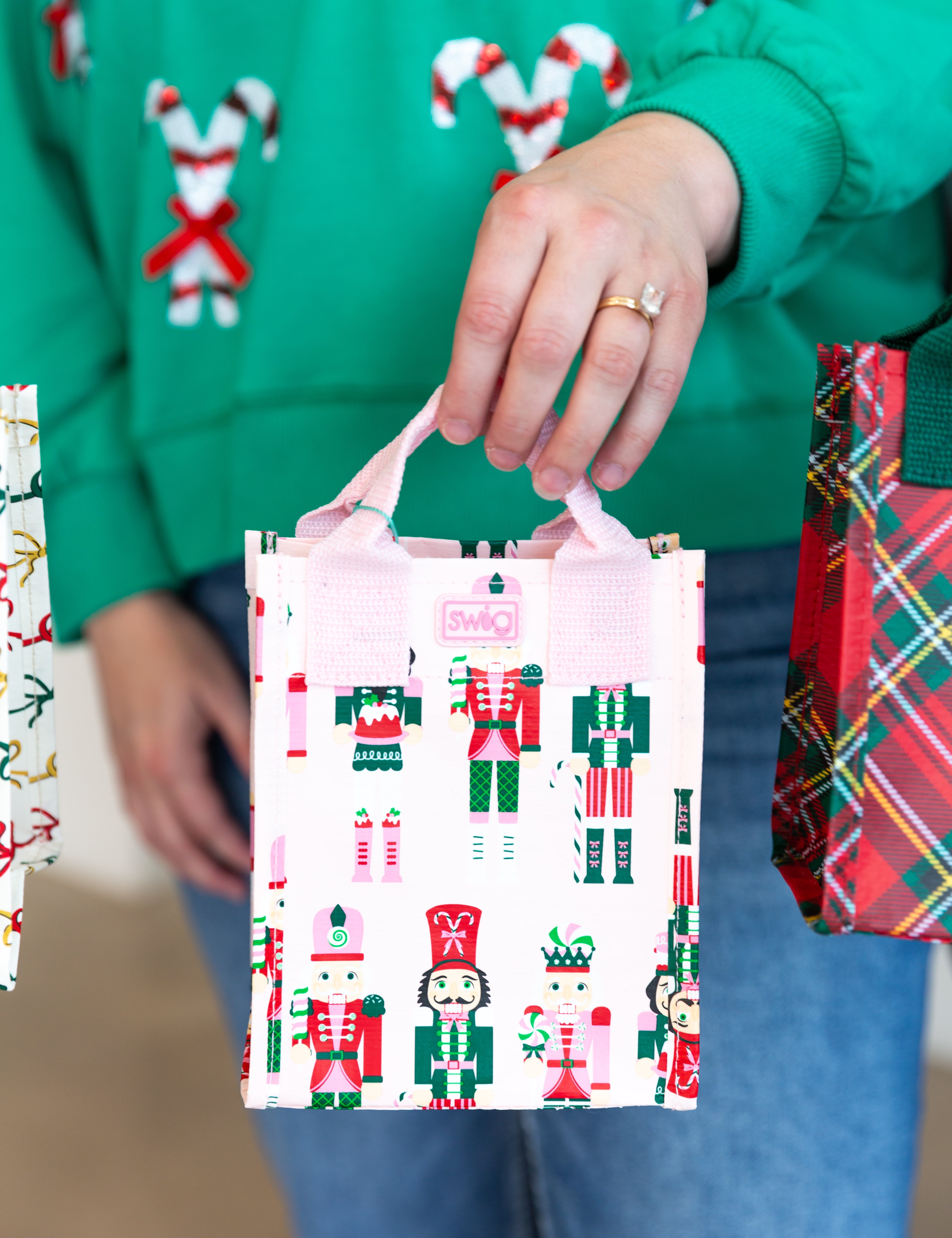 SWIG - Sugar Plum Reusable Gift Bag - Mini-140 Gifts + Home-SWIG-July & June Women's Fashion Boutique Located in San Antonio, Texas