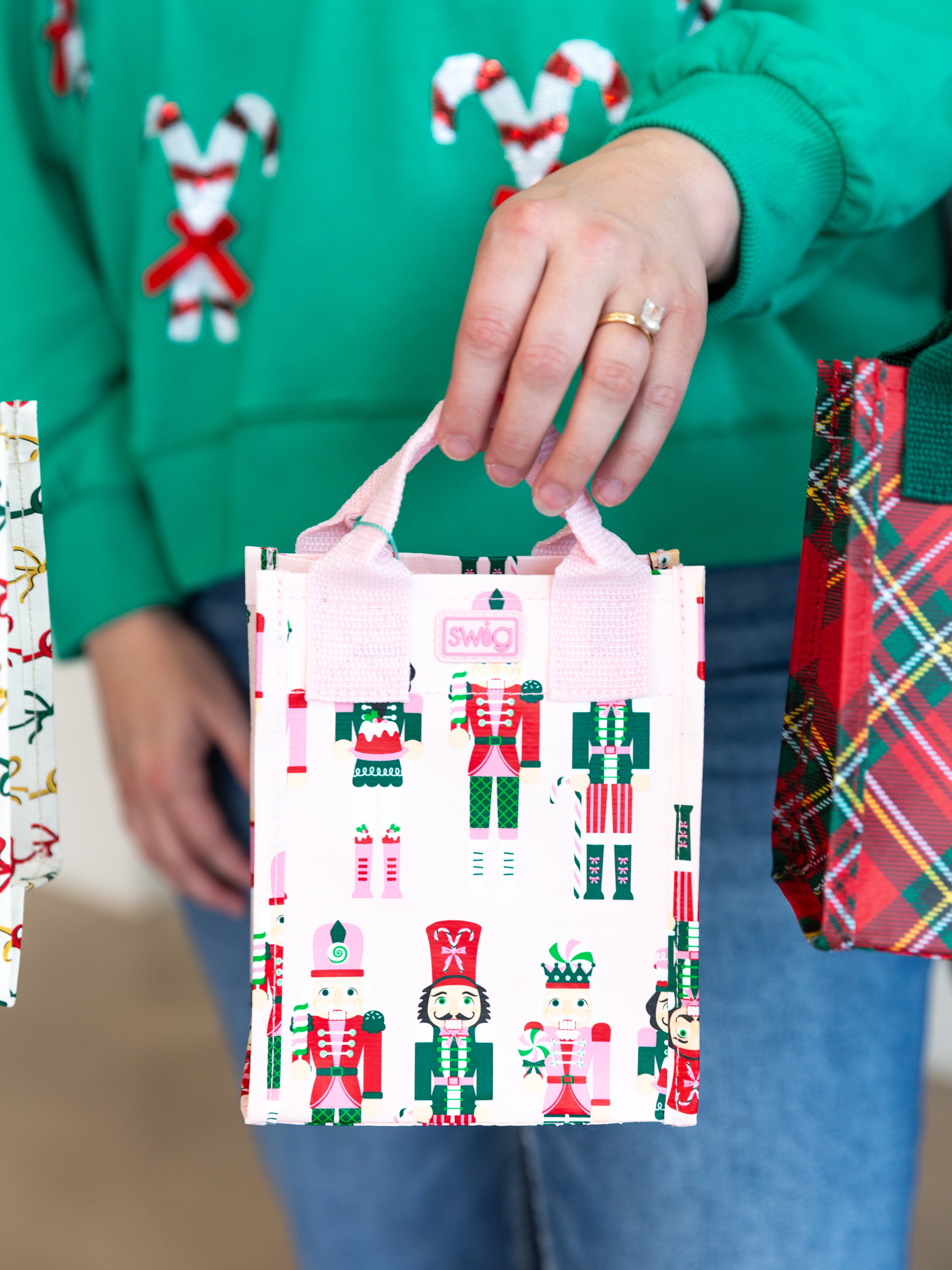 SWIG - Sugar Plum Reusable Gift Bag - Mini-140 Gifts + Home-SWIG-July & June Women's Fashion Boutique Located in San Antonio, Texas