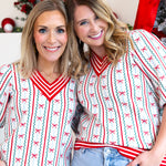 Mary Square - Bow Ivory Sweater-230 Sweaters/Cardis-MARY SQUARE-July & June Women's Fashion Boutique Located in San Antonio, Texas