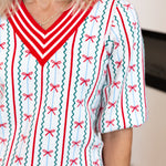 Mary Square - Bow Ivory Sweater-230 Sweaters/Cardis-MARY SQUARE-July & June Women's Fashion Boutique Located in San Antonio, Texas