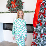 Mary Square - Annie Rosie Wreaths PJ Set-300 Athleisure/Lounge-MARY SQUARE-July & June Women's Fashion Boutique Located in San Antonio, Texas