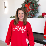 Mary Square - Lakelyn Merry Bow Sweater-230 Sweaters/Cardis-MARY SQUARE-July & June Women's Fashion Boutique Located in San Antonio, Texas