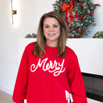 Mary Square - Lakelyn Merry Bow Sweater-230 Sweaters/Cardis-MARY SQUARE-July & June Women's Fashion Boutique Located in San Antonio, Texas