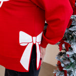 Mary Square - Lakelyn Merry Bow Sweater-230 Sweaters/Cardis-MARY SQUARE-July & June Women's Fashion Boutique Located in San Antonio, Texas