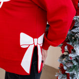 Mary Square - Lakelyn Merry Bow Sweater-230 Sweaters/Cardis-MARY SQUARE-July & June Women's Fashion Boutique Located in San Antonio, Texas