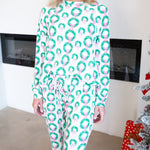 Mary Square - Annie Rosie Wreaths PJ Set-300 Athleisure/Lounge-MARY SQUARE-July & June Women's Fashion Boutique Located in San Antonio, Texas