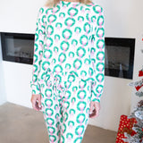 Mary Square - Annie Rosie Wreaths PJ Set-300 Athleisure/Lounge-MARY SQUARE-July & June Women's Fashion Boutique Located in San Antonio, Texas